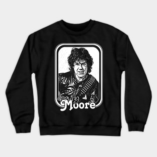 Gary Moore / Retro Style Fan Design Crewneck Sweatshirt